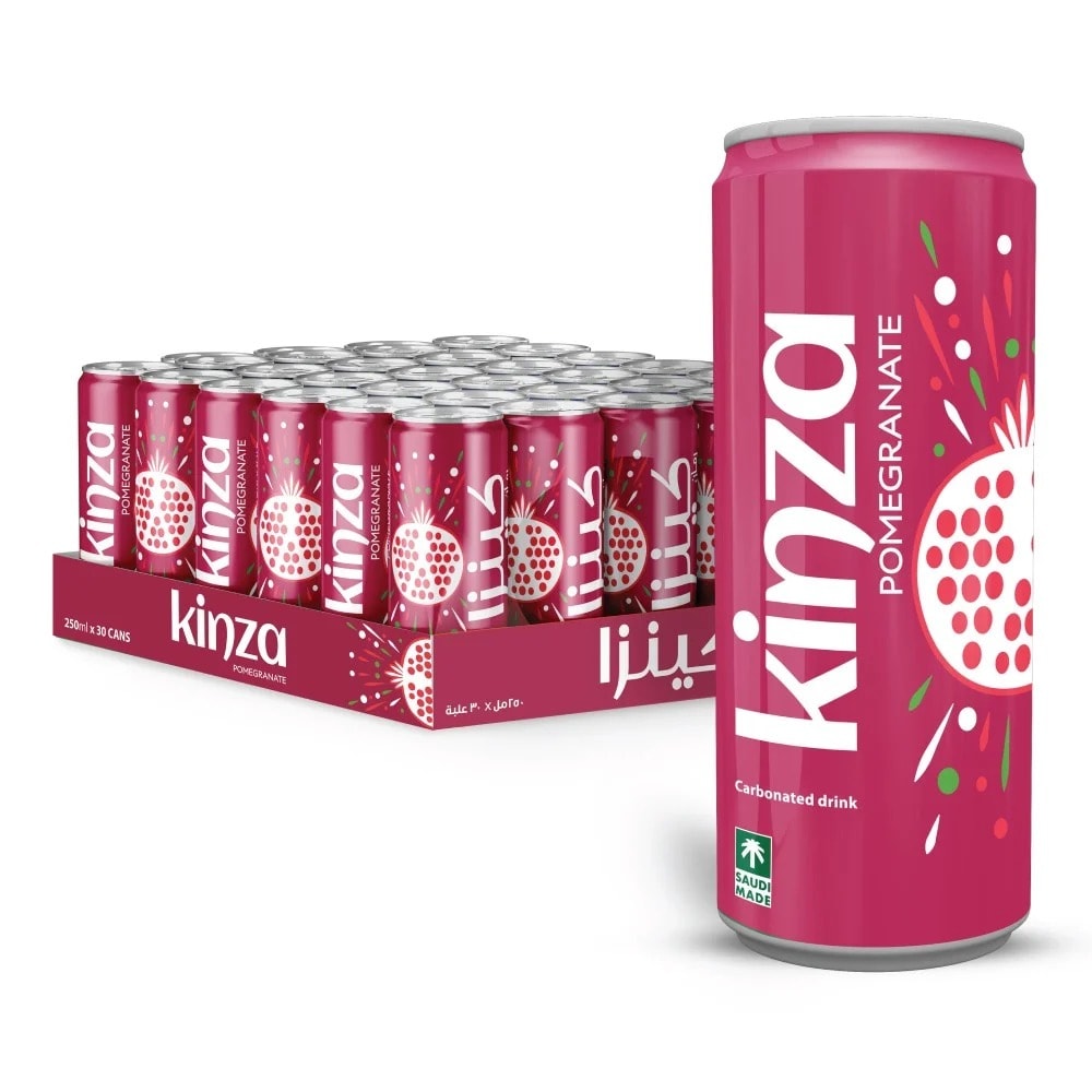 Kinza Pomegranate 30x250ml + Carton 200x20 FREE