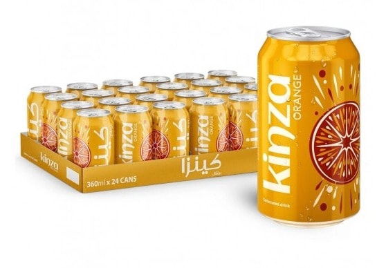 Kinza Orange 24x360ml + Carton 200x20 FREE