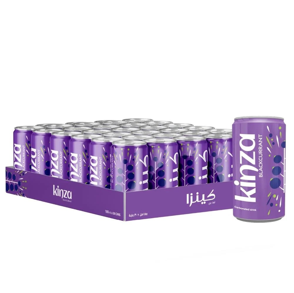 Kinza Blackcurrant 30x250ml + Carton 200x20 FREE